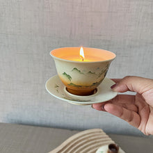 Görseli Galeri görüntüleyiciye yükleyin, Chinese Scented Candle JingDeZhen Ceramic Cup Candle
