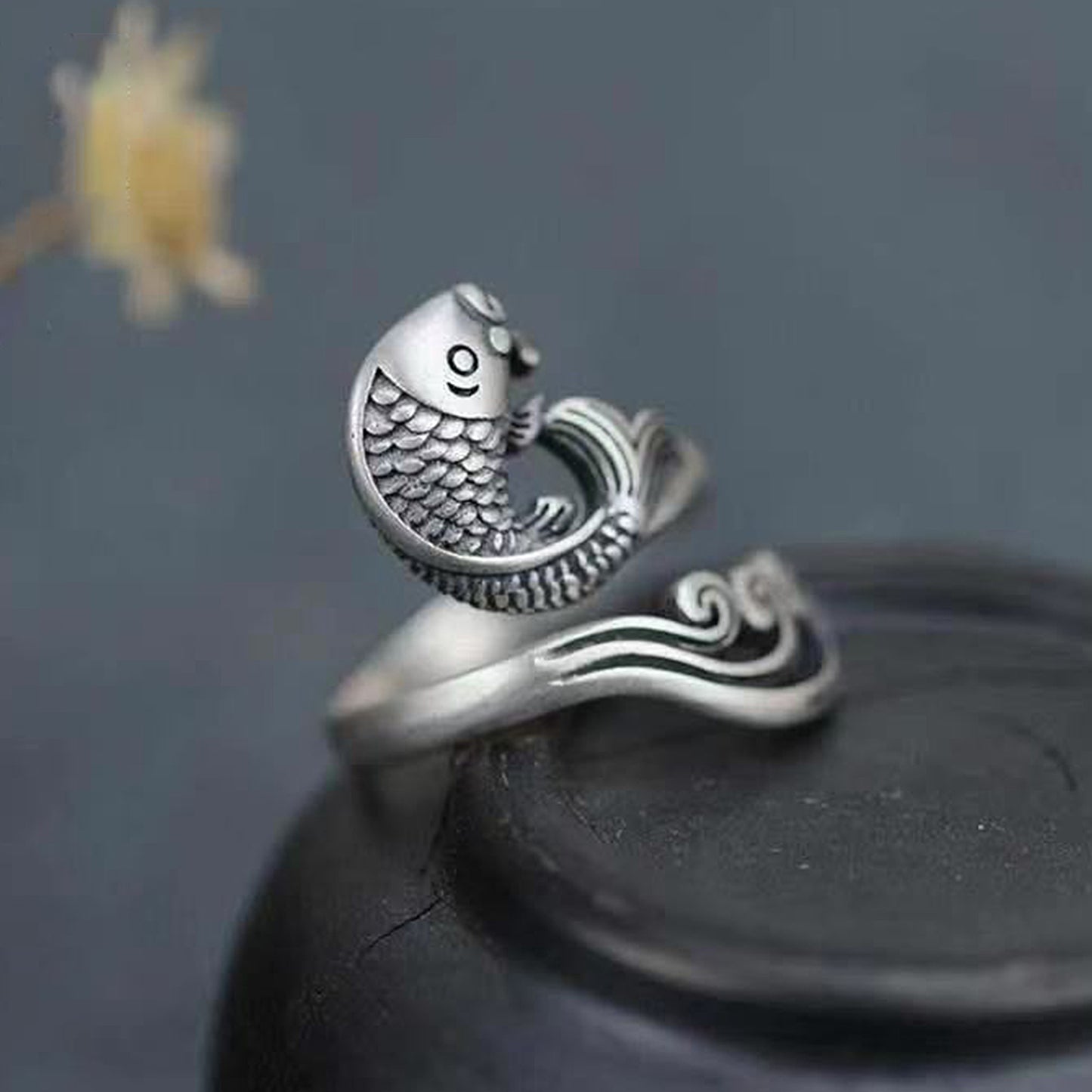 Metal Koi Ring