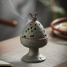 Load image into Gallery viewer, Ceramic Palace Chinese Incense Burner
