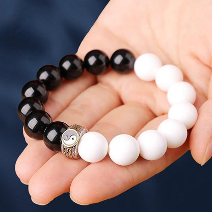 Nine-character Mantra Yin Yang Tai Chi Hunyuan Bead Bracelet