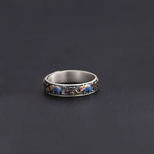 Görseli Galeri görüntüleyiciye yükleyin, Metal Enamel Auspicious Ring + Bracelet
