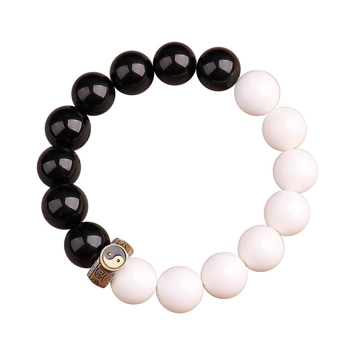 Nine-character Mantra Yin Yang Tai Chi Hunyuan Bead Bracelet