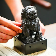 Load image into Gallery viewer, Ceramic Chinese Lion Incense Burner Ward off Evil Spirits Bless House Feng Shui - ETNCN
