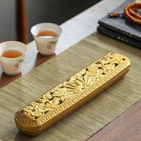 Ceramic Chinese Dragon Long Incense Burner