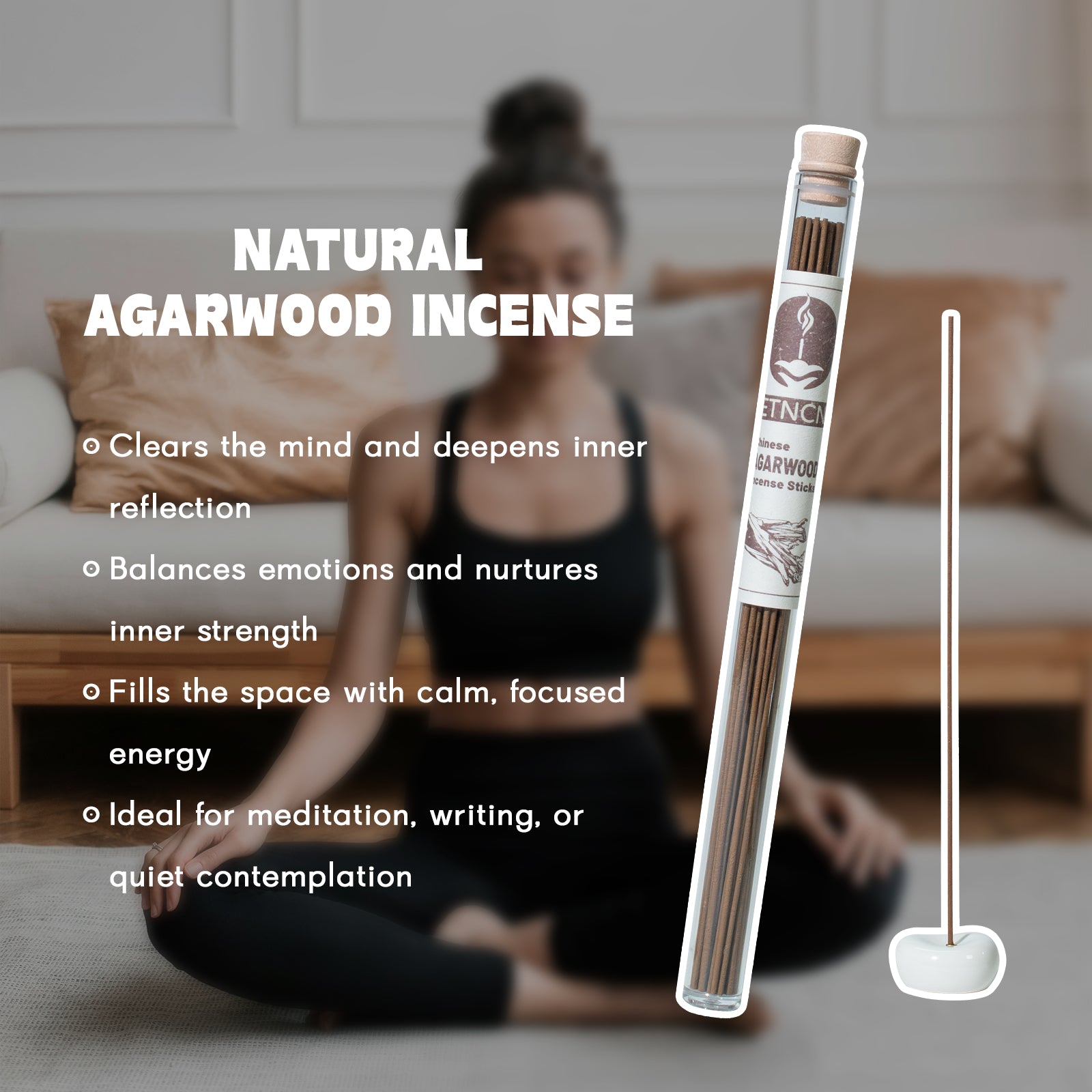 Benefits of agarwood incense: meditation