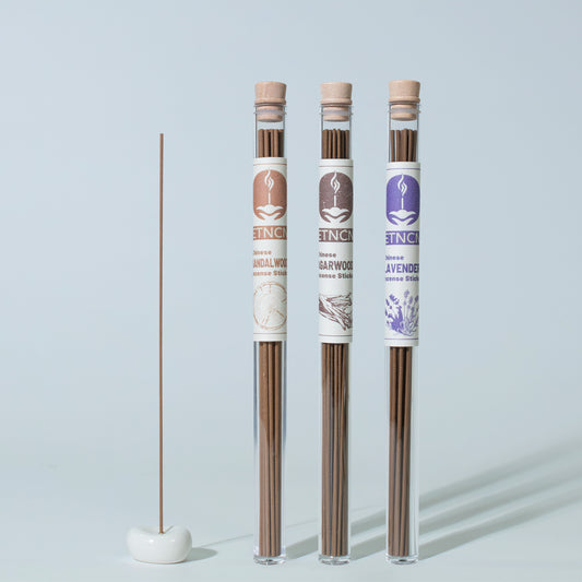 Calm Incense Sticks Set: sandalwood agarwood lavender incense