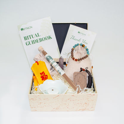 Cedarwood incense gift set in box1
