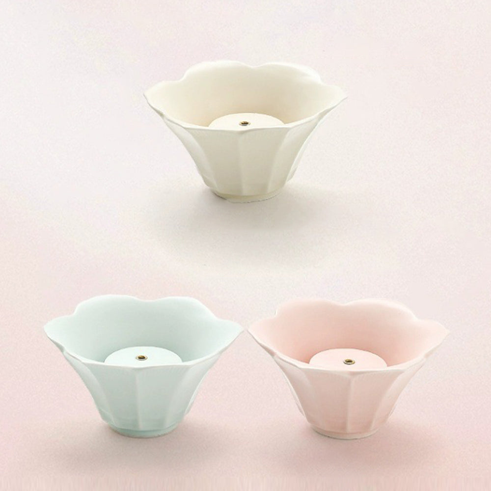Elegant lotus incense holder 3color
