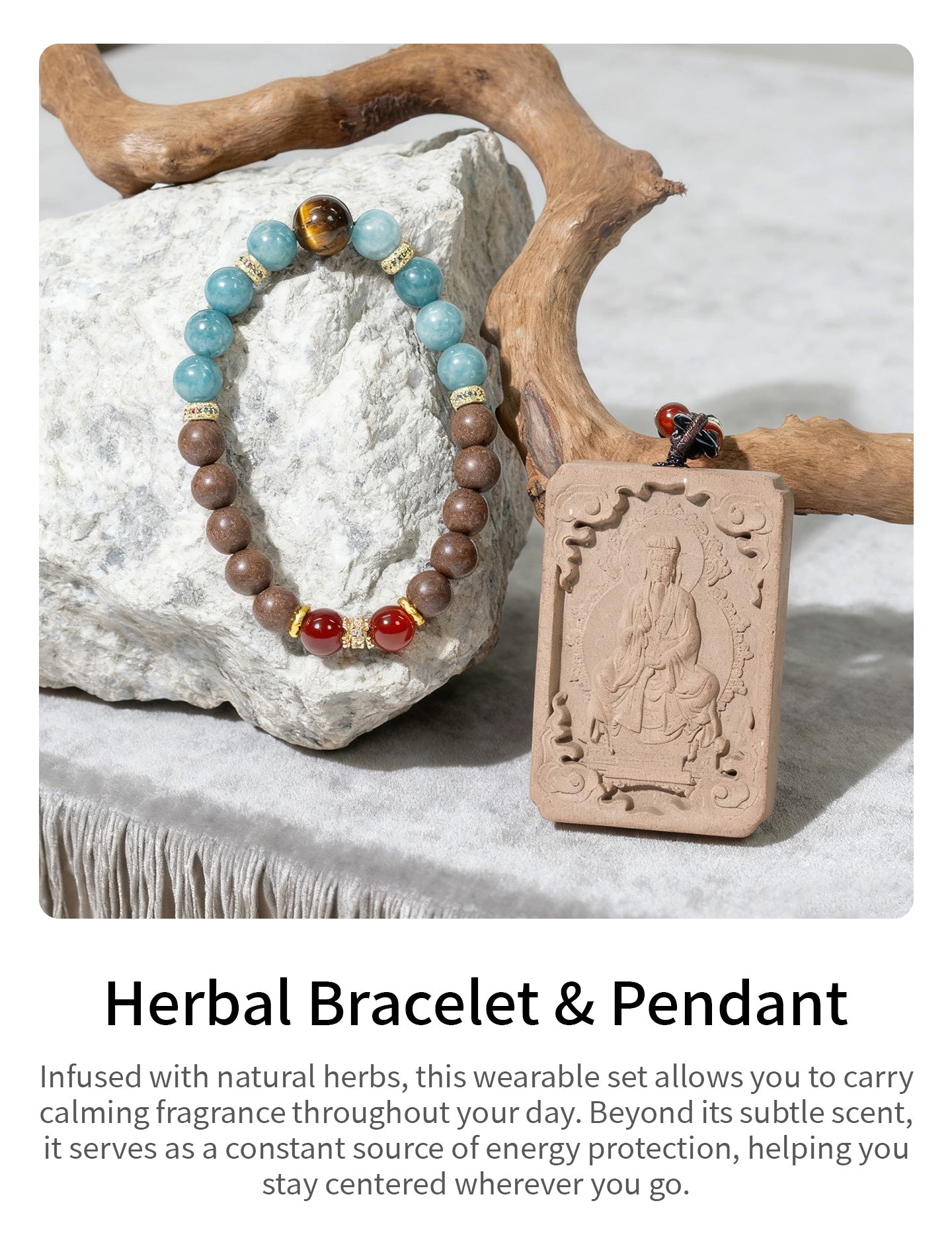 Herbal Bracelet & Pendant