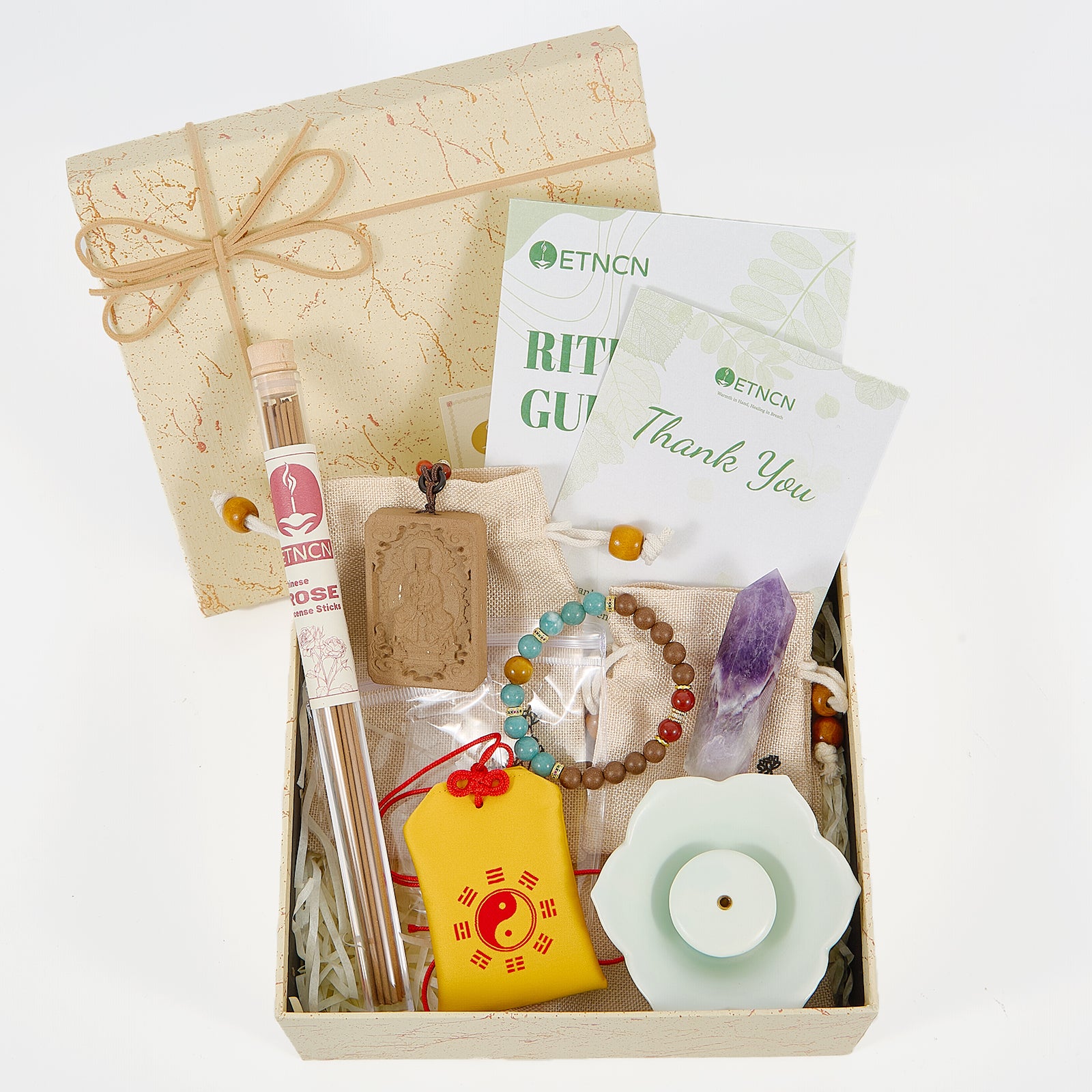 Rose incense gift set in box2