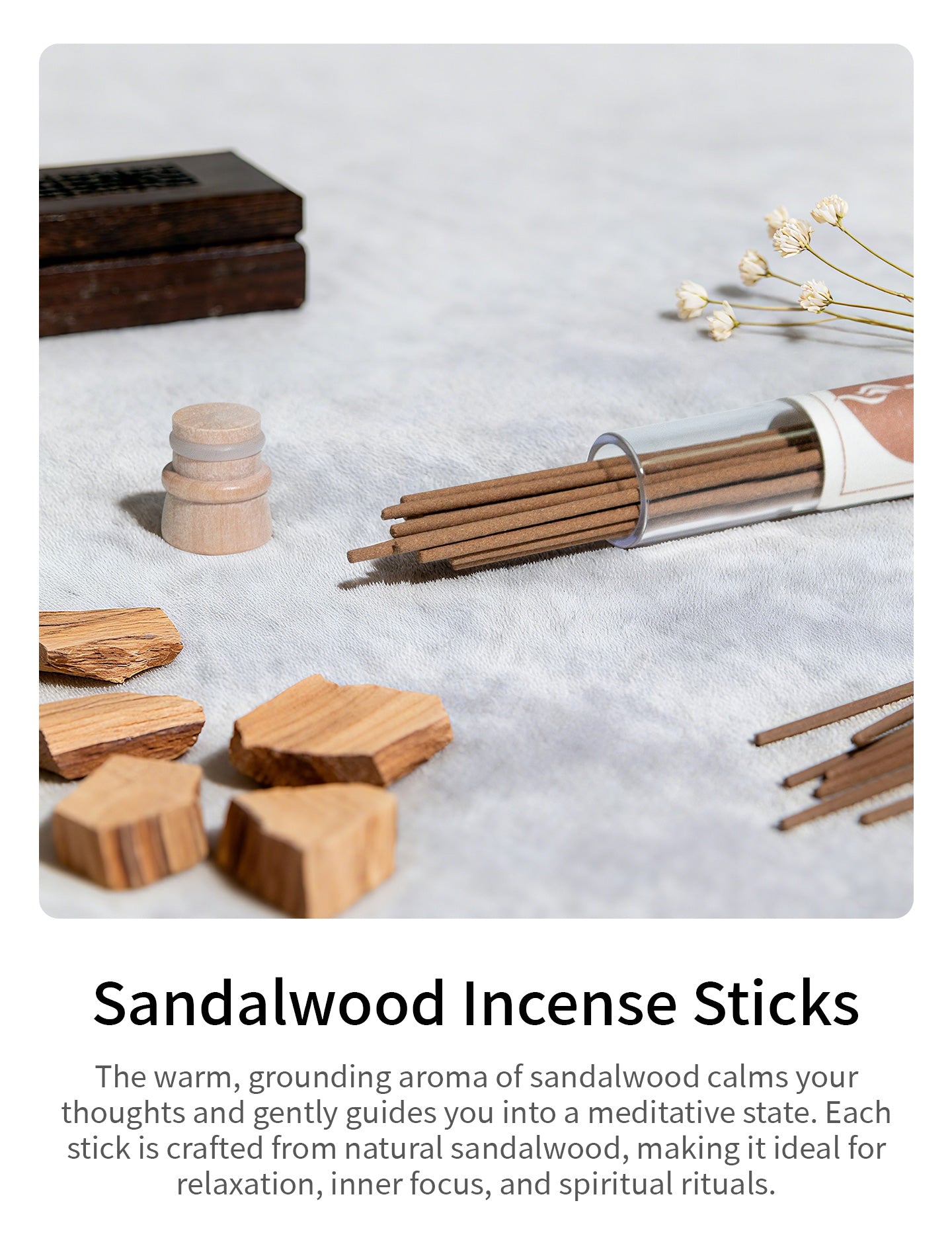Sandalwood Incense Sticks Detail