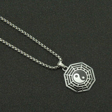 Charger l&#39;image dans la galerie, Exorcism Protection Energy Metal Taoist Tai Chi Yin Yang Bagua Necklace - ETNCN
