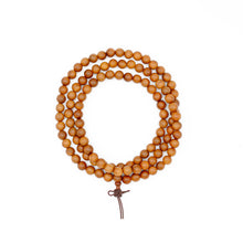 Charger l&#39;image dans la galerie, Protect Peace Date Wood Buddha Beads Bracelet Practice Supplies 8mm - ETNCN
