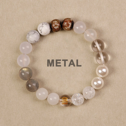 Increase Wealth Reduce Risks Five Elements Bracelet---Metallic - ETNCN