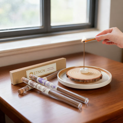 light the calm incense sticks