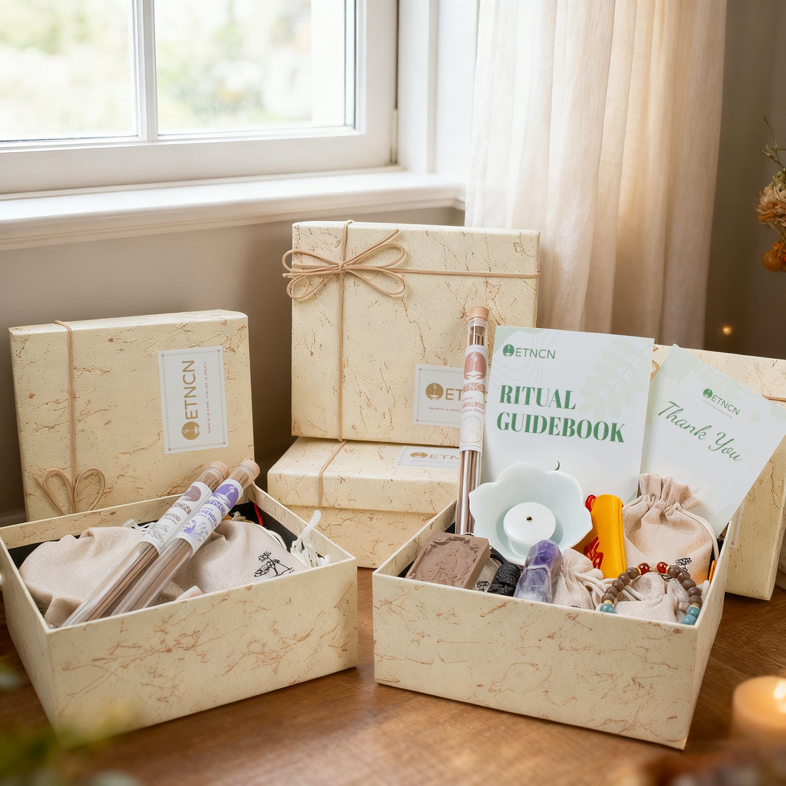 lots of incense gift boxes