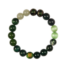 Load image into Gallery viewer, Five Elements Bracelet to Protect Career and Luck---Wooden Attributes - ETNCN
