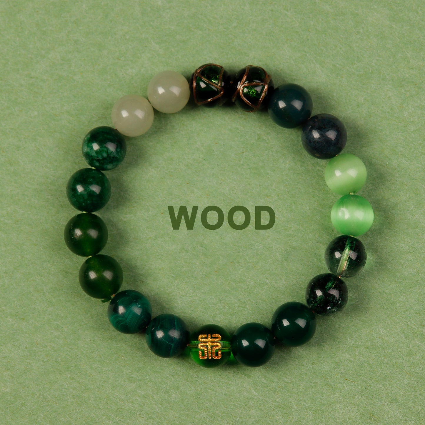 Five Elements Bracelet to Protect Career and Luck---Wooden Attributes - ETNCN