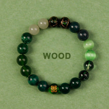 Görseli Galeri görüntüleyiciye yükleyin, Five Elements Bracelet to Protect Career and Luck---Wooden Attributes - ETNCN
