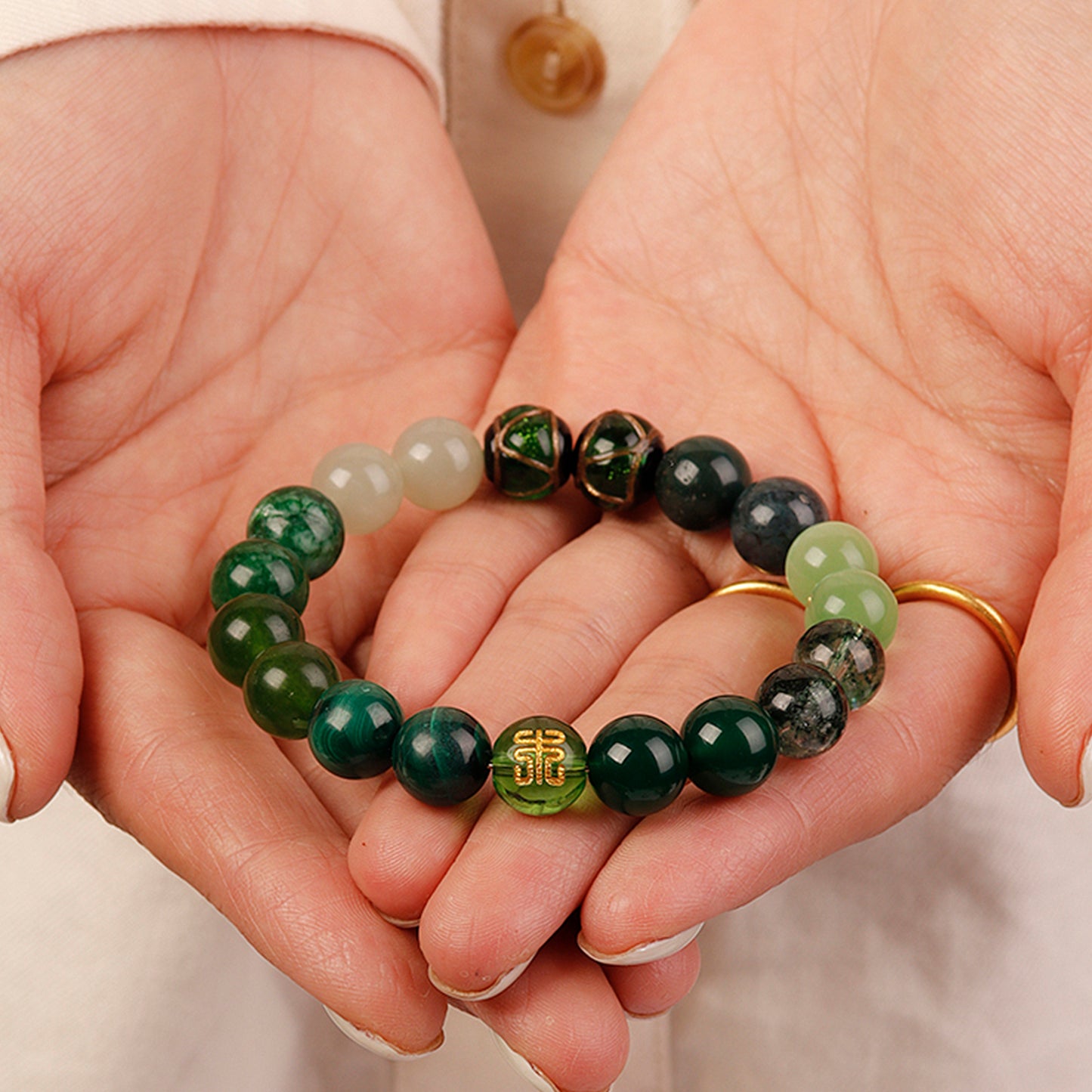 Five Elements Bracelet to Protect Career and Luck---Wooden Attributes - ETNCN