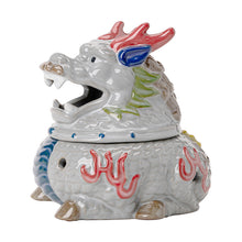 Load image into Gallery viewer, Colorful Ceramic Incense Burner Kirin Home Decor Bless Family Peace - ETNCN
