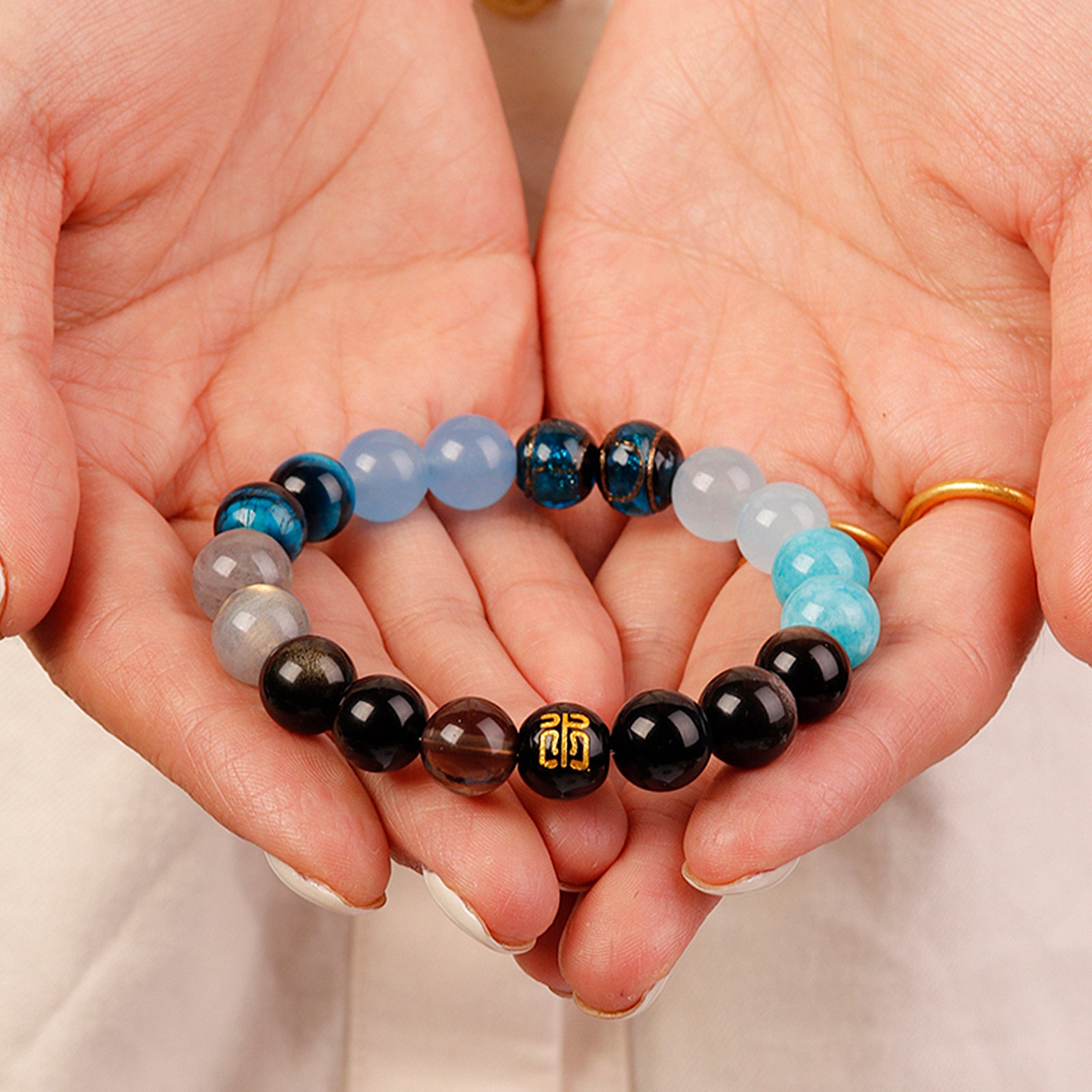 Promote Family Harmony Five Elements Energy Bracelet---Water Attribute - ETNCN