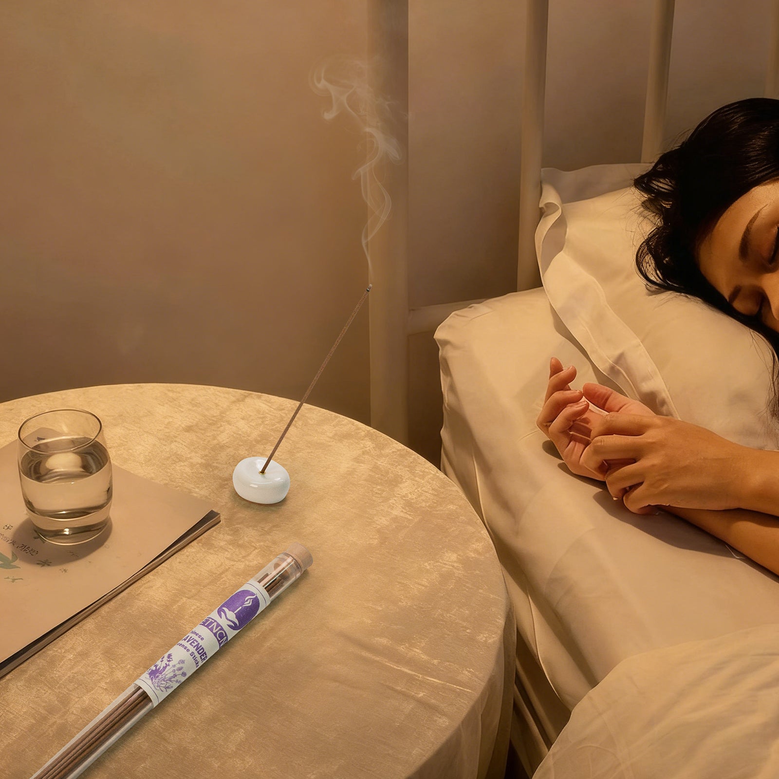 sleeping while burning incense