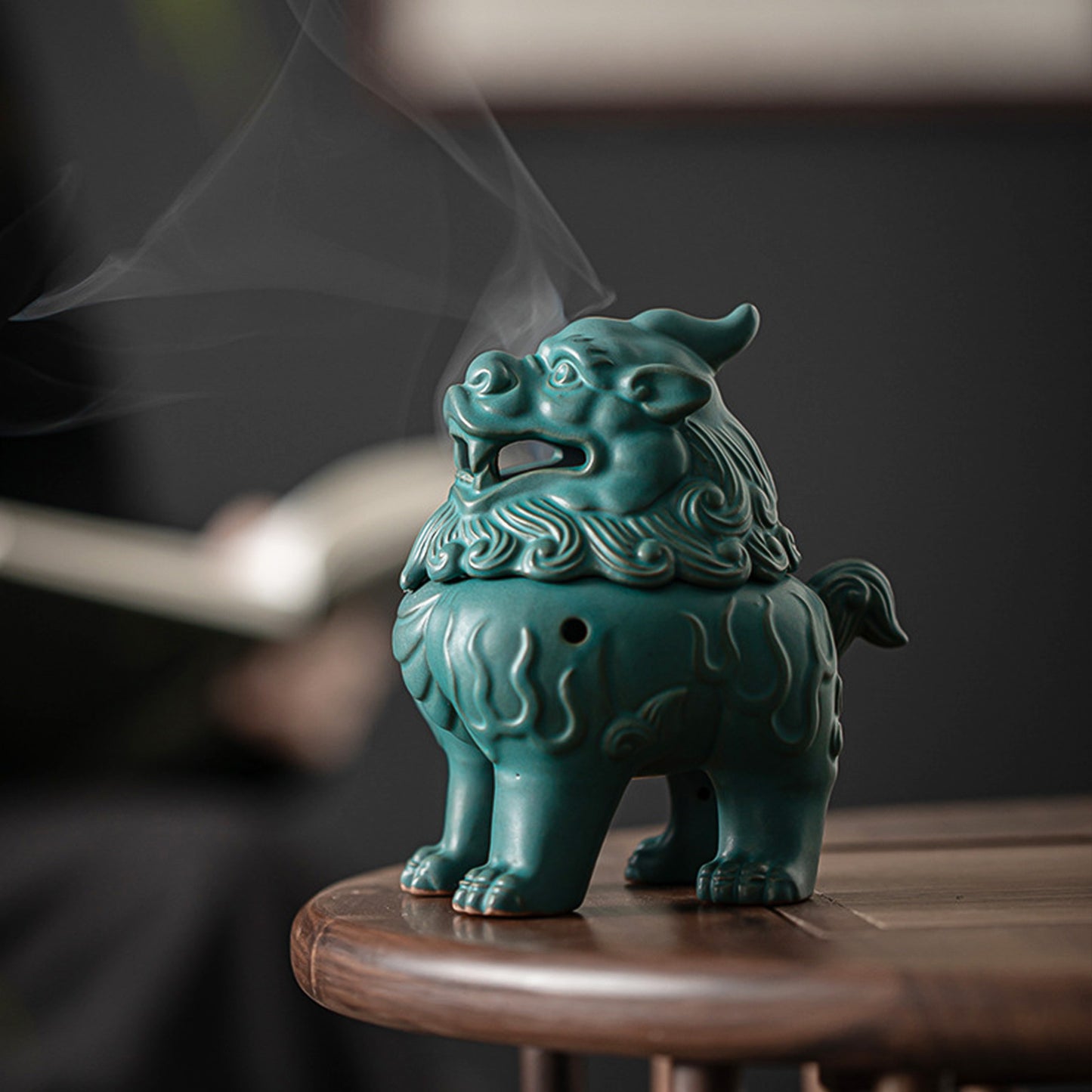 Chinese Ceramic Suan Ni Aromatherapy Incense Burner Home Decoration Bless Your Family - ETNCN