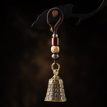 Load image into Gallery viewer, Brass Heart Sutra Bell Pendant Peaceful and Healthy Decoration - ETNCN
