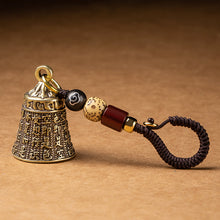 Görseli Galeri görüntüleyiciye yükleyin, Brass Heart Sutra Bell Pendant Peaceful and Healthy Decoration - ETNCN
